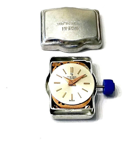 Tressa Máquina De Reloj Cal As 976 - 17 Rubís Impecable 0