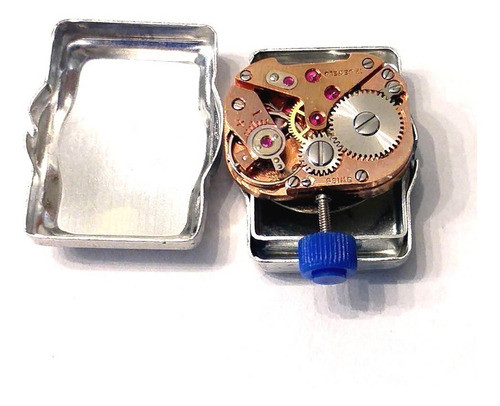Tressa Máquina De Reloj Cal As 976 - 17 Rubís Impecable 1