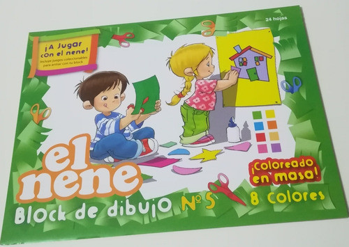 Block De Dibujo El Nene N 5 Color 24hoj 1
