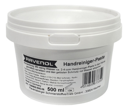 Crema Limpiamanos Ravenol 500ml 0