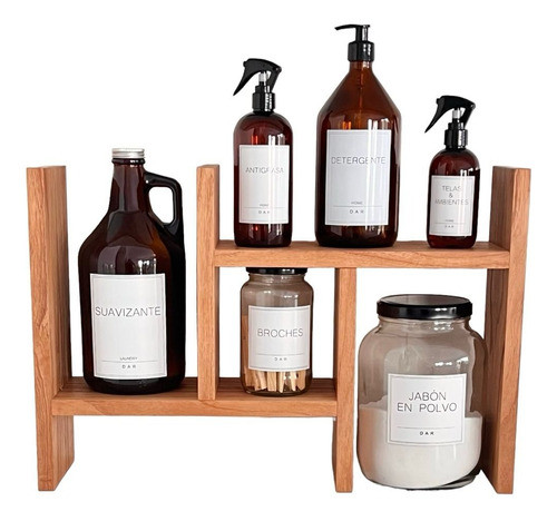 Organizador De Alacena De Cocina Ajustable Paraiso 70x37 Cm 0