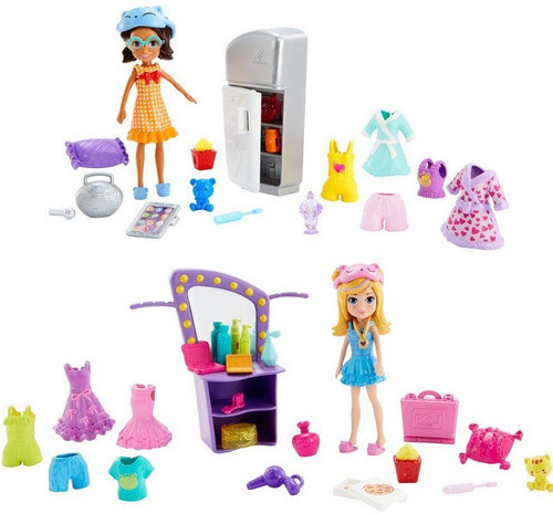 Polly Pocket - Fiesta De Pijama - 2 Figuras Y Accesorios 0