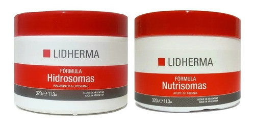 Kit Hidrosomas Hidratante + Nutrisomas Nutritiva   Lidherma 0