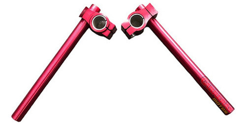 Manillar Tijera Picadas Tuning 27mm Roja 0