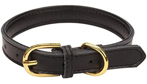 Aolove Collares Para Mascotas De Cuero Acolchado Clasico Br 1