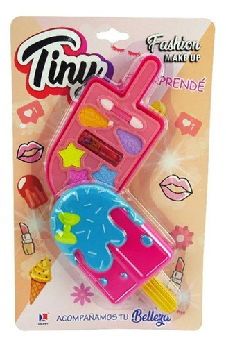 Juego Maquillaje Infantil Helado Blister Make Up Cosmetico 0