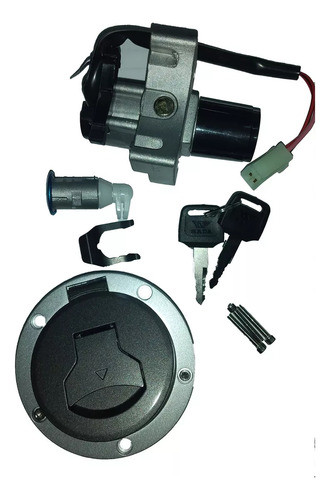 Kit Llave Contacto Cerradura Honda Cb 250 New Twister 3 Pin 0