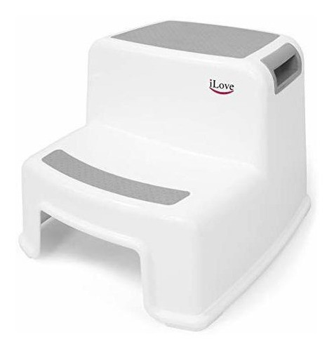 Taburete Antideslizante De 2 Escalones Para Niños 0