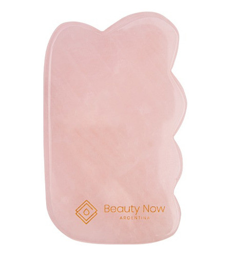 Piedra Gua Sha De Cuarzo Rosa Peine 100% Natural - Original 0