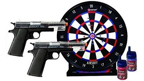 Kit De Pistolas Chumberas Crosman Tiro Al Blanco 6mm Set X2 1