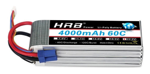 Bateria 14.8v 14.8 Volt 4000 Mah 60c Rc  Lipo Ph Ventas 0