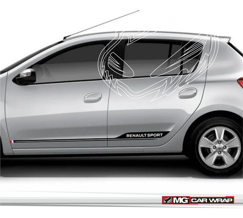 Calco Renault Sandero Rs 2020 Juego Completo 0