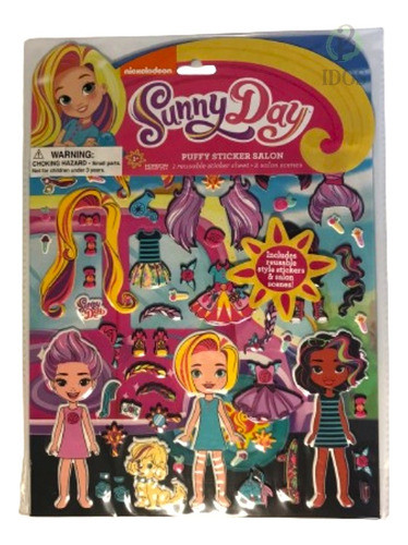 Pegotines Stickers De Muñecas 3d Con Accesorios 0