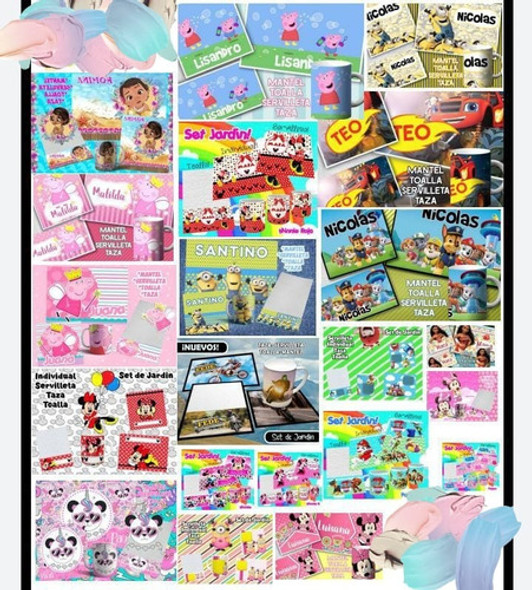 Plantilla Para Sublimar Set De Jardin X 69 Motivos Pack 3 1