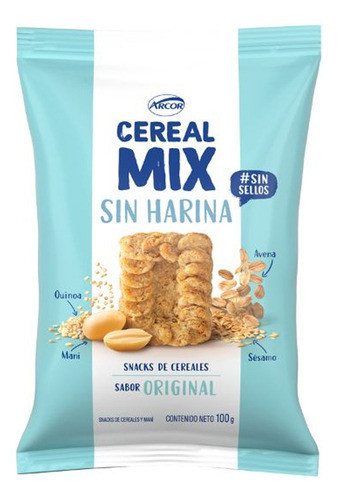 Cereal Mix Original Snack Sin Harina Pack X 4un - Cioccolato 0