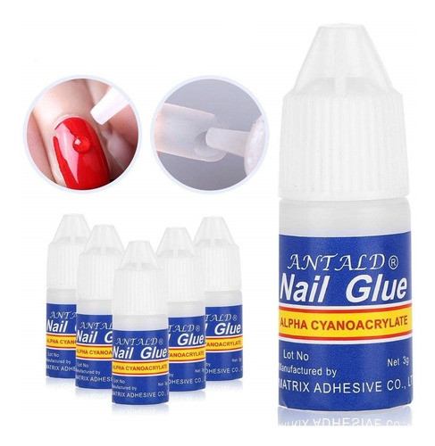 Pegamento De Uñas Nail Glue Tips Esculpidas 0