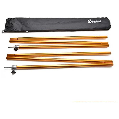 Postes De Lona Ajustables De Odoland, Lona Telescópica De Al 0