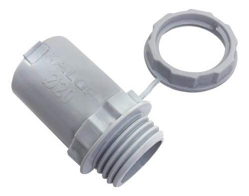 Conector Para Caño Rígido 50 Mm Kalop Pack 10 Unidades 0