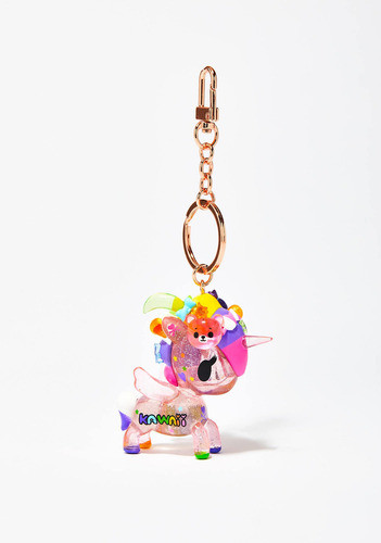 Llavero Tokidoki Tokimeki Unicornio Brillantina Figura Atrix 1