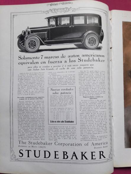 Revista Plus Ultra N° 114 - 1925 Publicidad Autos - Arte 1