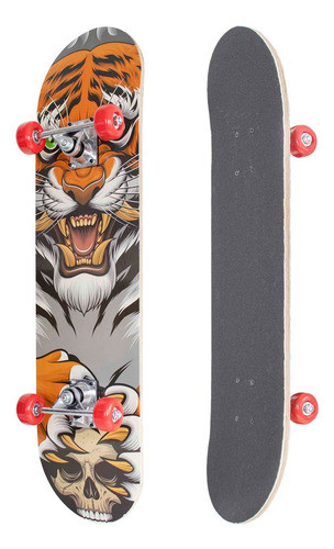 Skate Patineta Lija 78cm X 19.5 Cm Diseños Varios Mnl 1