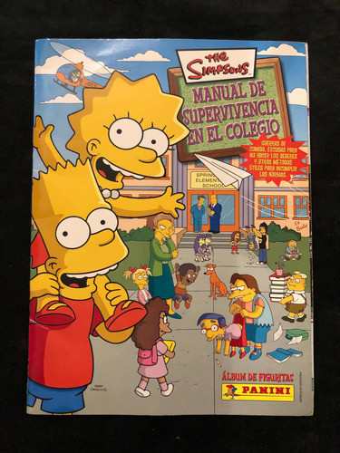 Album Figuritas Los Simpsons Panini  Incompleto Coleccionabl 0