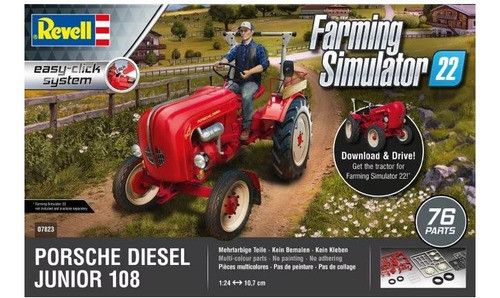 Revell Porsche Diesel Junior 108 07823 1/24 Rdelhobby Mza 0