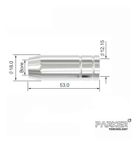 Aislador Busa Tobera Para Torcha Mig  Plus 15 X 10 Unidades 1
