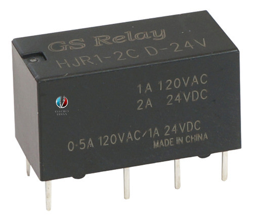 Rele Bobina  24v (1600e);  1a 120v 2inv. 0