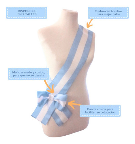 Banda Promesa Bandera Argentina, Jura 10 Cm De Ancho 1