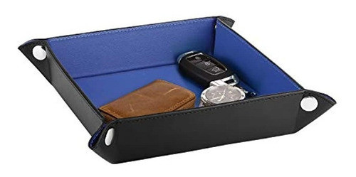 Bandeja De Valet Luxspire, Bandeja De Cuero De La Pu, Bandej 1