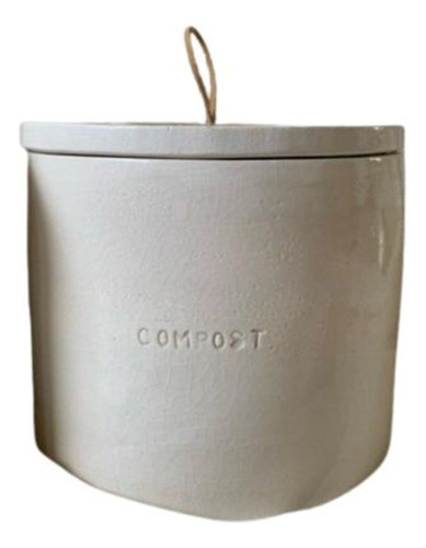 Tacho Compost - Compostera Artesanal De Cerámica 15 Cm 0