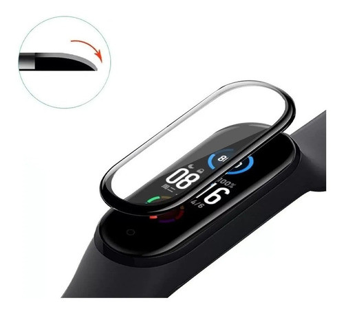 Vidrio Templado Glass Full Para Xiaomi Mi Band 6 Smart 0