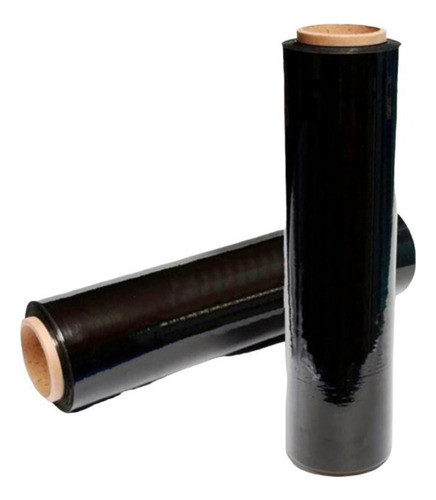 Film Stretch 50cm Negro Reforzado 4.0kg Embalaje Pack X4 0