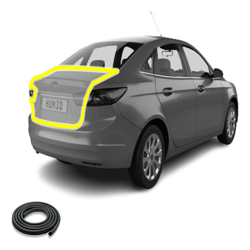 Burlete De Baul Ford Escort, Sealpro Por Unidad 0