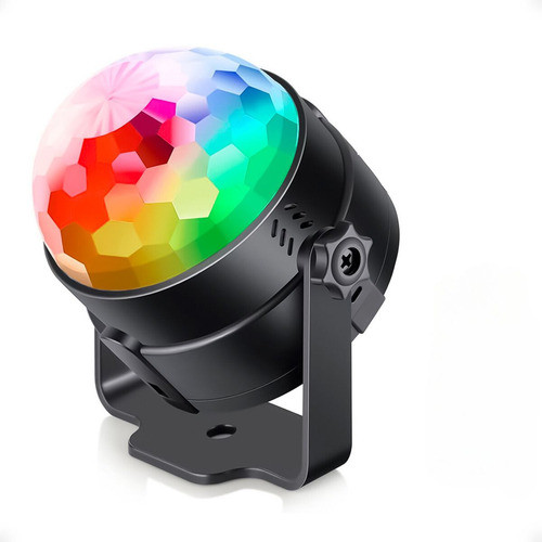 Bola De Luce Led Rgb Audioritmica Discoteca Con Control Kubo 0