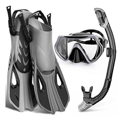 Wondsy Mask Fin Snorkel Set, Snorkeling Gear For 0