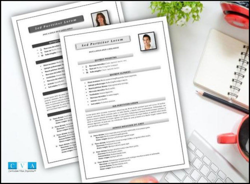 Cv Tradicional + Carta De Presentación + Portada 0