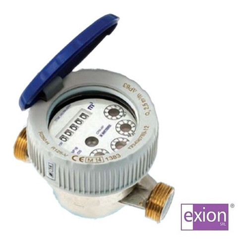 Caudalimetro De Agua Domiciliario 3m3/h Chorro Unico Iso4064 1