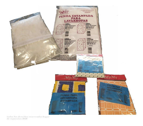 Combo Funda Secarropas 40 Diametro X 62 Alto + De Lavarropas 0