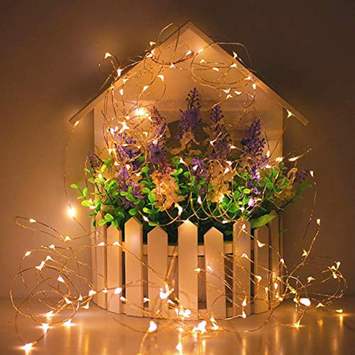 Estrella Guirnalda De Alambre De Cobre, 300 Led, Funciona Co 1