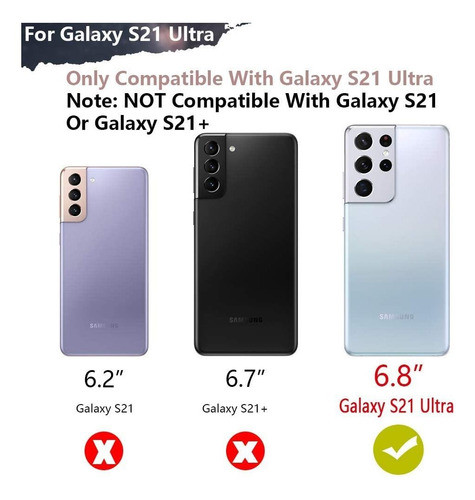 Funda Para Samsung Galaxy S21 Ultra 5g, Bateria De 5000mah 1