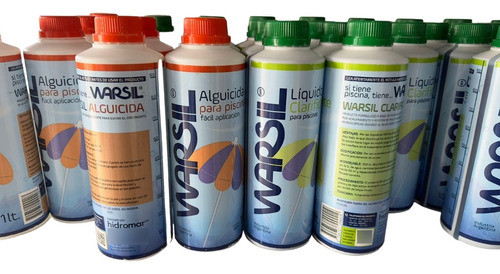 Combo Clarificante Clarificador Y Alguicida X 3 Litros C/u 1