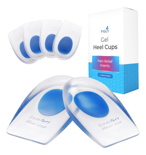 Cojines De Talón Figly Para Aliviar El Dolor Del Talón De 4) 0