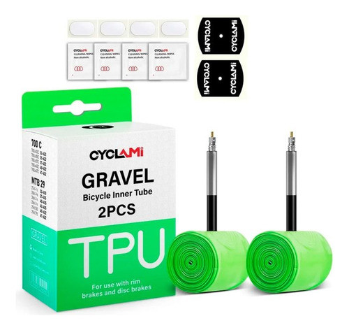 Kit X2 Camáras Tou Bicicleta Cyclami Gravel-mtb Presta 45mm 0
