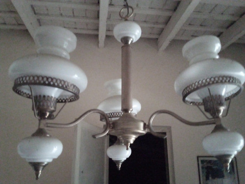 Araña Antigua Iluminacion 0