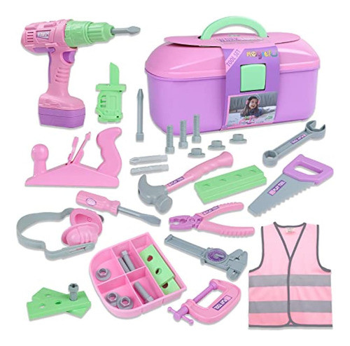 Juego De Herramientas Para Niños, 31 Piezas, Caja 0