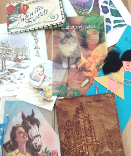 8 Tarjetas Postales Colecciónables Diseño Pop Up Vintage 1