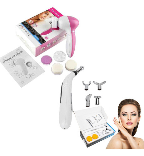 Masajeador Acupuntura Electroestimulador+ Masajeador Facial 0