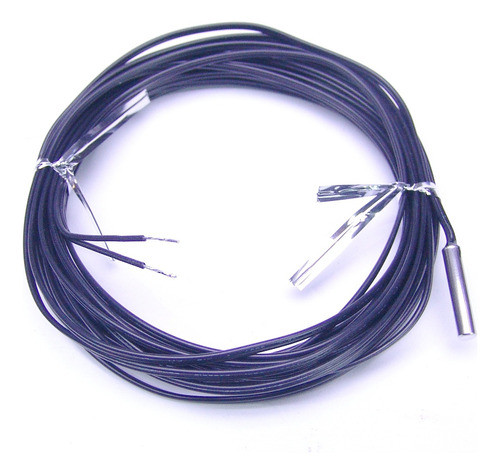 Sonda Sensor Térmico Metálico Cable Pvc 5 Mts Ntc 10k @ 25°c 0